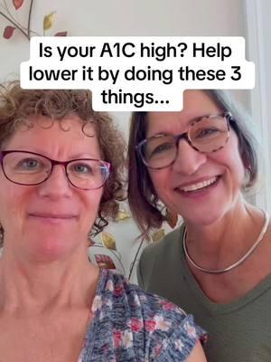 Is your A1C high? Help lower it by doing these 3 things... #a1c #bloodsugarbalance #insulinresistance #type2diabetes #type2diabetic #reverse #womenover40 #womenover50 #bloodsugar #midlifewomen #fastlikeagirlcertified 