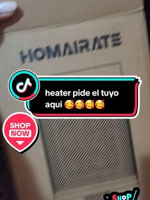 Heaters home  pide el tuyo aqui en el carrito naranja de mi tienda de tiktok❤❤✨✨ #fyp #viral #desireetp #homairate #calentador #heater #heaters #heaterhome #homedecor  #calentadorparacasa #homairateheater #heatersforindooruse #TikTokShop #tiktokshopping #frio #cool #invierno #usa #estadosunidos🇺🇸 #inviernoenusa #tengofrio  #tiktokshopendofyeardeals #tiktokshopnewyearsale  #homairatespaceheater 