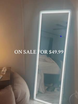 You NEED this mirror! #mirror #bodymirror #lightupmirror #vanity 