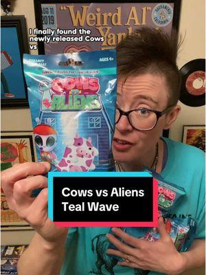 This Friday I’m opening a newly released Cows vs Aliens Teal Wave! 🐮👽 #cowsvsaliens #cowsvsaliensinvasion #cowsvsaliensunboxing #cowsvsaliensblindbag #catsvspickles #vsworld #unboxing #letsopen #blindbag #specialinterest #weirdalmond #AlmondOpens @VSWorld 