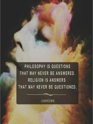 Philosophy vs Religion Quote of the Day #short #quoteoftheday #philosophy #philosophytiktok #religion #religiontiktok #indoctrination #dogma #christian #islam #judaism #christianity #christiantiktok #atheist #atheism #atheisttiktok 