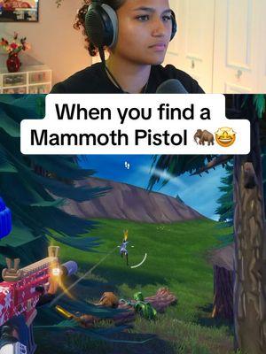 Mammoth + Hand cannon🦣🔥 #fortnite #zerobuild #aweewa #unreal #mammothpisol #snipe 