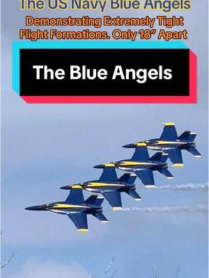 The US Navy Blue Angels demonstrates their precision flying skills by performing several flight formations a mere 18” inches apart. The Best of the Best in precision flight demonstration teams. #f18 #blueangels #fa18 #f18hornet #f18superhornet #blueangelsairshow #theblues #usnavy #navy #hurleyaviation #pensacola 