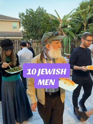 10 Jewish men make a minyan #prayer #services #minyan #10 #letscount