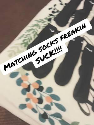 Matching socks is a whole ass project. I have HELLA SOCKS! Mostly all black. #socks #matchingsocks #nikesocks #2pairofwhitesocks #help #matchthemforme #ahhh #lol