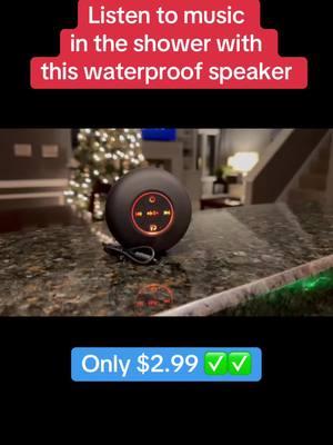 Listen to music in the shower with this suction cup Bluetooth speaker. 100% waterproof ##newyearsale##clearenceshopping##clearence##sale##newyearnewme##bluetooth##speaker