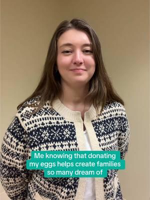 You can help intended parents build their dream family as an egg donor with Fairfax EggBank. Learn more using the link in our bio!  #eggdonation #becomeaneggdonor #applytoday 