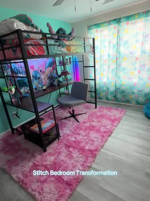 It took a while but my oldest daughter's room is finally complete. She wanted a stitch room but funds were a little tight when we first moved in. We promised she would get a cool room before her birthday and we pulled it offn right after Christmas. So here's to her new Stitch Room. #bedroomdesign #bedroommakeover #bedroomcheck #stitch #stitchroom #liloandstitch #stitchlover #stitchdecorations #stitchandangel #stitchandlilo #hawianrollercoasterride