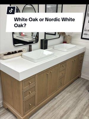 Two stunning finishes, one iconic style!  ✨ The Manhattan vanity in White Oak and Nordic White Oak—solid wood perfection. Which one’s your favorite?  Vote in the comments: 🩷White Oak  🤍 Nordic White Oak  #BathroomGoals #ManhattanVanity #WhiteOak #NordicWhiteOak #BathroomDesign #VanityInspo #SolidWood #HomeRenovation #InteriorStyle #WillowBathAndVanity #BathroomTrends #HomeInspo #PollTime"