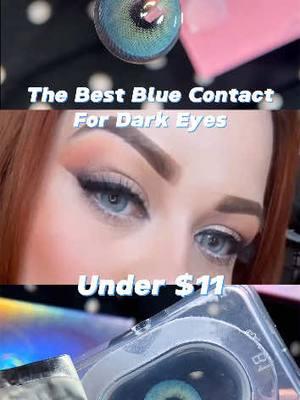 You need this blue contact for your daily makeup😽💙#coloredcontacts #contactlenses #blueeyes #makeuptutorials #unicoeye #eyesmakeup #2025 #eyeshadow #naturalbeauty #beautytips #dailymakeup 