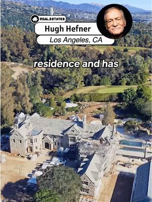 The Playboy Mansion in Los Angeles, California. #playboy #mansion #realestate #fyp #foryou #foryoupage #celebrity #hughhefner #losangeles #california #magazine 