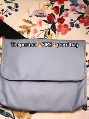 The perfect bag to keep all your important documents together that’s also FIRE PROOF! Easy to grab in an emergency but also peace of mind if you can’t get to it, it will be there in the aftermath! #fireproof #emergencypreparedness #prepare #prepare4trouble #importantdocuments 