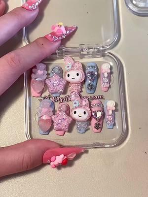 Come and get the same design from our web (link in my bio💕) ✨Free shipping worldwide over $20 ✨Every set comes with free nail kit #nails #asmr #asmrsounds #asmrtiktoks #tutorial #asmrpackaging #trending #nail #nailsart #handmade #fyp #longnails #nailsartvideos #cute #pinknailinspo #trendy #shells #sanrio #pink #pressonnailbusiness #pressonnailstutorial #pressonnailsbusiness #pressonsets #pressonnail #reels #SmallBusiness #smallbusinessowner #slay #viral