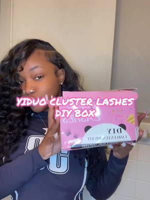 YIDUO DIY LASH BOX💕 #fypシ #diylashextensions #lashclusters #diylashclusters #yiduo #yiduoeyelash 