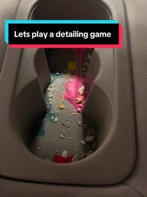 Got a make a game out of it when removing melted crayon #carcleaning #autodetailing #detailstudioproducts 