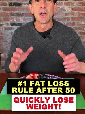 Number one rule for fat loss after 50! #weightlosscoach #loseweight #getfitafter50 #highprotein #weightlossover50 