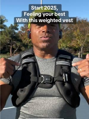 Start 2025, Feeling your best With this weighted vest! #FitnessLifestyle #fitnessmotivation #weightvest #workout 