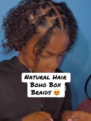 Natural Hair All 2025 , Real Hair Boho Box Braids 😍😍 #fypシ #boho #bohobraids #boxbraids #boxbraidshairstyles #naturalbohobraids #realhairboho #realhairbohobraids #boxbraids #naturalhair #stylingboxbraids #viralhairstyle #viralboxbraids 