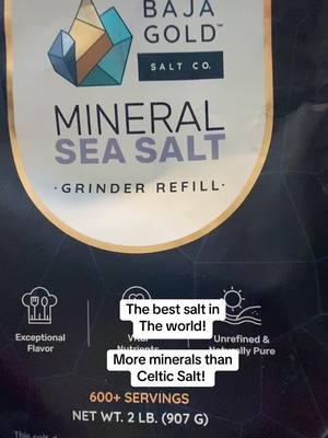 Not all salt is created equal! 🧂✨ Baja Gold Salt is packed with natural minerals to support health and enhance flavor. Here’s why it’s my go-to for cooking and wellness! 💪🌿 #HealthyLiving #MineralRichSalt #BajaGoldSalt