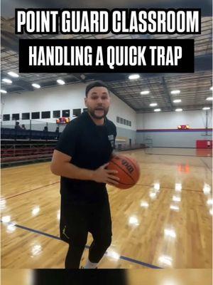 I have a free program on handling defensive pressure. Click LINK IN MY BIO to access. It’s inside my free skool community dedicated to teaching point guards & building player confidence.  #pointguard #basketball #basketballtraining 