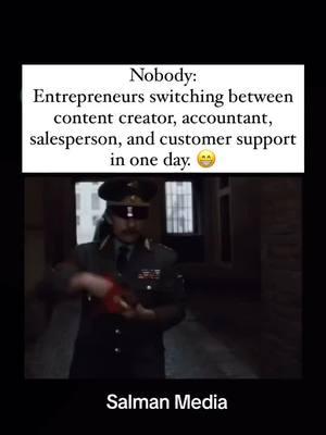 Entrepreneurs are one man army #Ecommerce #onlinebussiness #dropshipping #privatelabel #localecomerce #shopify #tiktok #TikTokShop   Digitalmarketing #socialmedia #digitalmarketing #onlineshop #daraz #amazon #makemoneyonline #onlineearning #millionare