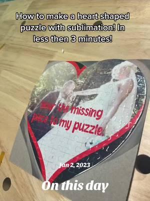 #onthisday #sublimation #custompuzzle #sublimationtutorial #singlejs 