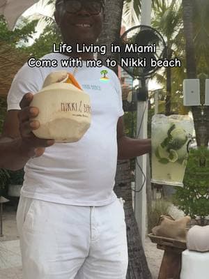 I love miami 🏝️👻 fun day at nikki beach on south beach 10/10 definitely going back  #nikkibeach #mia #305 #fyp #foodfinds 