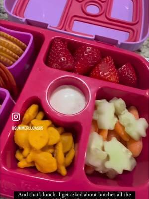 I often find school lunches being a topic of conversation when I’m talking to other moms. What do you pack her, what does she eat? We always do a sandwich, fruit, veggie, a “junk” item which is some form of chip/goldfish and a yogurt. Her school provides a snack in the morning and afternoon so this is the perfect amount for lunch. I try and make things more fun by cutting her sandwiches into shapes and drawing on them with edible markers or making shapes out of food so she’s more likely to eat something she may not particularly like or have tried before. We’ve been using bentgo boxes since she was 2 and we love them. They are great for portion control. Her teachers love them also because it’s so much less trash to clean up. #bentgo #bentgolunch #bentgokids #kidslunch #momstuff 