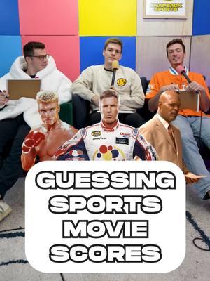 Guessing sports movie scores 🏈🎞️ #trivia #sportstrivia #nfl #NBA #MLB #NHL #movies #movietrivia #scoreboard #rocky #mightyducks #talladeganights #football #basketball #snapbacksports