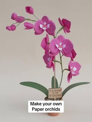 Create beautiful pink paper orchids that will brighten any space! 🌸✨ Our template is now available—perfect for weddings, events, or Valentine’s Day crafts. 💖 Plus, check out the full video tutorial on our YouTube channel for step-by-step guidance. 🛒 Link in bio or comment orchid for the template! #PaperFlowers #DIYFlowers #PaperOrchid #OrchidCrafts #WeddingDecorIdeas #ValentineCrafts #HandmadeDecor #PaperCraftCommunity #DIYWedding #CraftTutorial #CreativeCrafts #HandmadeWithLove #EventStyling #PinkOrchid