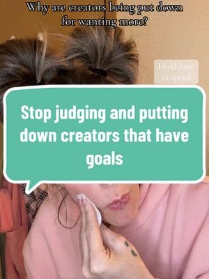 We need to normalize that we all have different journeys or this app and what different things. You should never be judged or put down for striving for more and going for it!! #creatortips #livehost #newhost #newcreator #goalsetting 