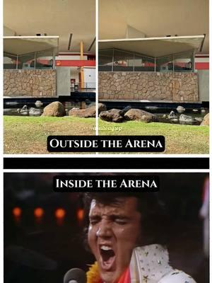 “From Elvis In Hawaii” 🤙🏼🌺⚡️The “Honolulu International Arena” (known today as the “Neal S. Blaisdell Center”) then versus now.  #elvis #hawaii #elvispresley #aloha #elvisfan #concert #history #live #livemusic #elvisforever 