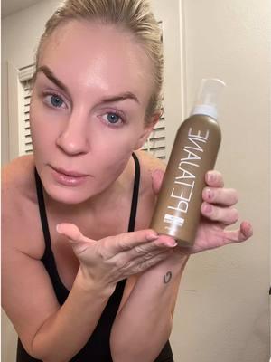 Giving it 5 stars! #selftanner #petajanebeauty #tanningmousse #tanskin #SelfCare #thebluntblonde #honestreview #paleskin #beforeandafter 