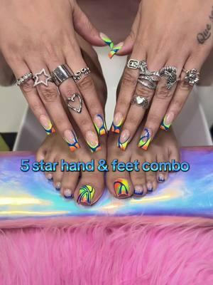 One thing our salon is going to do is offer 5 star services  our client received a hand & feet combo with a pedi.  You can walk in today from 10:30am-6pm to be serviced by us.  #houstonnails #houstonnailsalon #houstonpedicures 