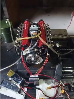 Chuanqi V12 ignition test！#car #v12power #v12engine #v12 #v12sound #DIY #model #RC #engine #enginemodel #transmission #boat #mechanic #racing #truck 