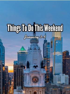 Start the year off with our roundup of fun things to do in Philly this weekend! #visitphilly #phillytok #tiktokphilly #thingstodoinphilly #itsaphillything #phillytiktok #newyears 