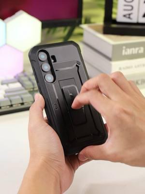 Our new Galaxy S25 UB Pro case comes with a FREE belt-clip holster that rotates 360 degrees.  #GalaxyS25Plus #S25 #S25Pluscases #SUPCASE #fyp #TikTokshop #fypage #howto #cases #devicecaseshop #kickstand #holster