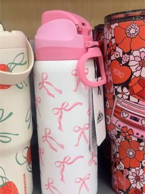 Bow water bottle 🎀 @Marshalls #fyp #bows #bowcup #bowtumbler #bowwaterbottle #girlythings #marshalls #marshallsfinds #bowfinds #girly #shopping #coquette #coquetteaesthetic #waterbottle 