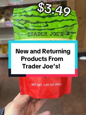 New and Returning Products from Trader Joe’s! #traderjoes #traderjoesfoodreviews #traderjoeshaul #traderjoesmusthaves #traderjoescookbook #traderjoesfinds #traderjoeslist #fyp #fypシ #viral #trending  #healthymeal #healthyrecipe #EasyRecipe #EasyRecipes #traderjoestalia #heathymealideas #groceryshopping #traderjoesnew #traderjoesnewproducts