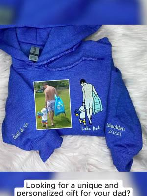 Custom Embroidered Dad Hoodie With Picture Photo Sweatshirt Dad Portrait Shirt Dad Sweatshirt Personalized Custom Portrait Dad Gifts#embroidery #giftideas #fatherday #giftfordads #giftforhusband