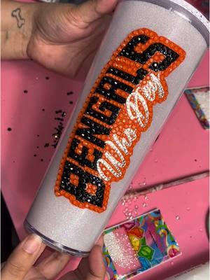 Take a guess at which team I’m working on next? Here’s your hint they’re favored to win the Super Bowl 🫶🏻 also all of our rhinestones have next day shipping 😮‍💨 #r#rhinestonesr#rhinestonetumblerb#blingtumblerb#bengalsw#whodeyr#rhinestone