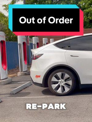 Don’t have to re-park anymore! #tesla #electricvehicle #teslamodely #teslasupercharger 