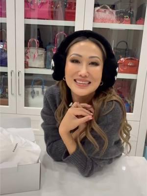 Who else hates having cold ears? 👂#Earmuffs #Chanel #WinterLuxury #ChanelTok