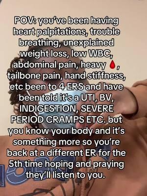 I have two beautiful babies, a husband, wonderful parents, and amazing ass sisters, family, and friends to fight for!!! IM NOT LEAVING WITHOUT ANSWERS!!!!!!!!  #fyp #foryou #heartpalpitations #tailbonepain #troublebreathing 