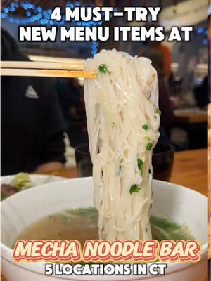 Run, don’t walk, to your closest @Mecha Noodle Bar to try their new menu items! 🍜🏃🏻‍♀️ They’re one of our all-time favorite spots in CT, and they didn’t miss with these delicious dishes 😍 Let us know which one you want to try most! You can find full descriptions of each menu item over on our Instagram page! #foodofct #fairfield #fairfieldct #fairfieldcounty #connecticutlife #menu #ctfoodies #ctbloggers #ctblogger #ctblog #connecticuteats #connecticut #ctrestaurant #ctrestaurants  #connecticutfood #ctlocal #fairfieldcountyct #fairfieldmoms #mecha #mechanoodlebar #norwalk #norwalkct #norwalknow #norwalkmoms #stamford #stamfordct #stamfordmoms #stamfordconnecticut #stamfordlocal #stamforddowntown #heystamford #stamfordeats #stamfordfood #norwalkeats #norwalkfood #fairfieldeats #fairfieldfood #westhartford #weha #westhartfordct #westhartfordfoodie #westhartfordmoms #hartfordcounty #westhartfordcenter #newhaven #newhavencounty #newhavenct #newhavenconnecticut #newhavenfood #newhaveneats #boston #bostontiktok #bostonma #bostonmassachusetts #bostonmass #bostonfood #bostonfoodtiktok #bostoneats  #bostonrestaurant #bostonrestaurants 