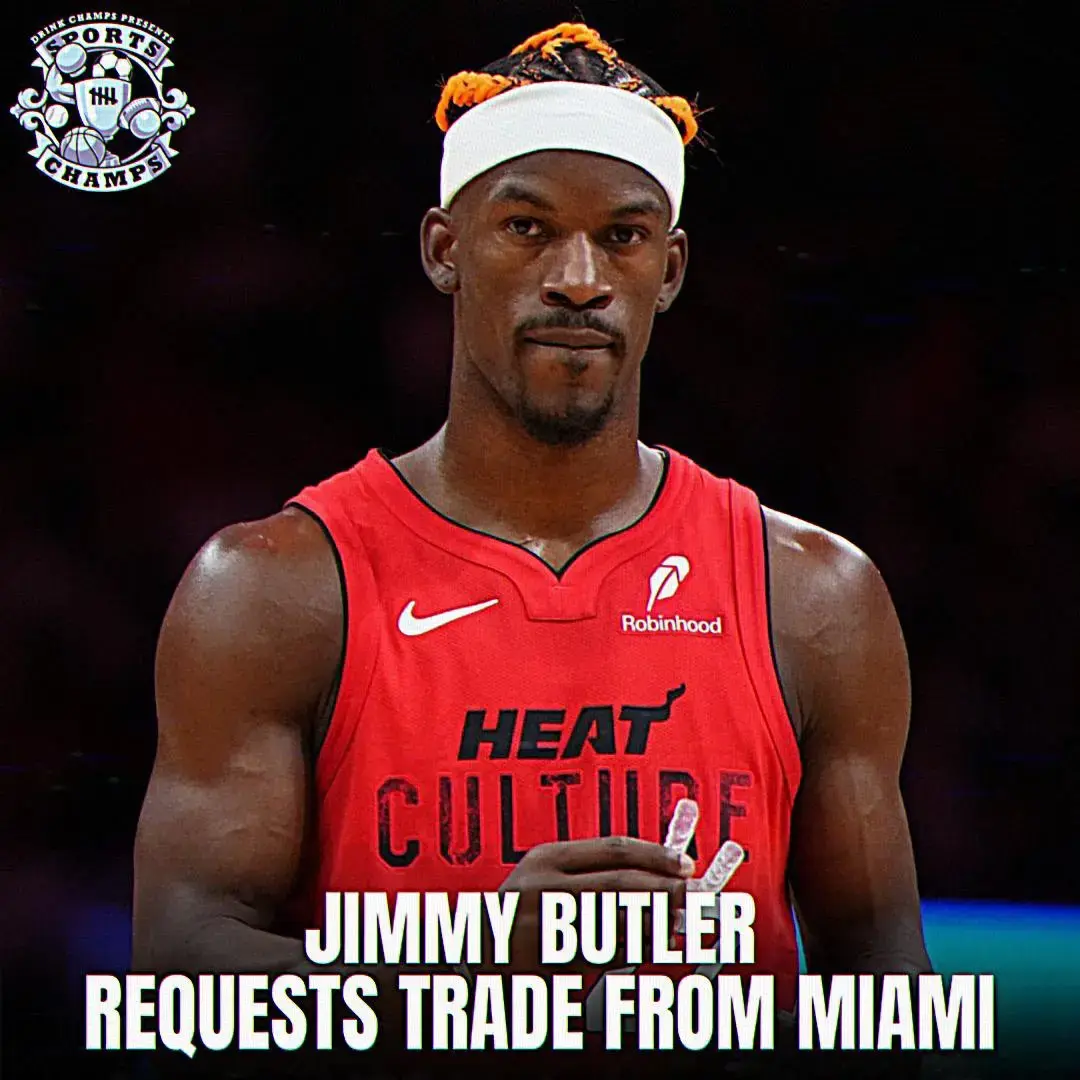 BREAKING NEWS According to multiple reports, Superstar F Jimmy Butler has informed the Miami Heat front office he would like to be traded to “Anywhere but Miami” Where do you think Jimmy will end up? ⬇️  #MiamiHeat #JimmyButler #Heat #SportsChamps #heatnation