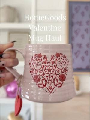 Homegoods Valentine Mug Haul #homegoods #homegoodsfinds #mugs #valentinesmug #homegoodshaul #valentines 