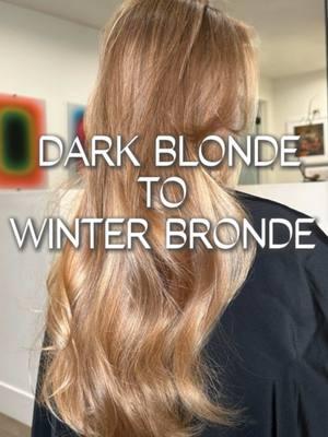 The smallest changes can make the biggest impact. We added perimeter tip-outs to create a warm, winter-inspired tone, adding just the right touch of dimension to her dark blonde. #goldenblonde #winterblonde #bronde #blondeorbronde #hairinspo2025 #lahaircolorist #lahair #lahairstylist 