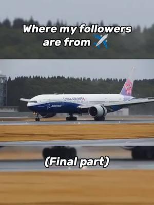 Where my followers are from 🌍✈️ Final Part . . . #plane #planes #country #countries #avgeek #avgeeks #japan #turkey #brasil #brazil #zipair #tokyo #tokyoairport #istanbul #istanbulairport #turkishairlines #turkish #azul #azullinhasaereas #azulairlines #landing #takeoff 