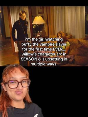 i’m sure a lot of people appreciate the allegory for willow’s arc but im sure there were also a lot of people who didnt think it was necessary/felt hurt by it. i dont know what to make of it, especially as season 6 progressed. #buffythevampireslayer #willowrosenberg #darkwillow #buffytok #tv #recap #review 